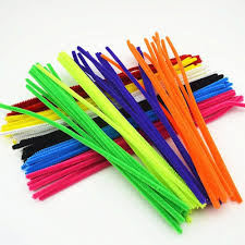 Pack of 100 - Pipe Cleaner velvet Sticks