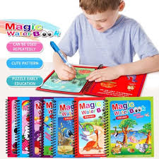 Magic Writing Water Magic Water Book Painting Drawing Coloring Board Book Doodle & Magic W ...