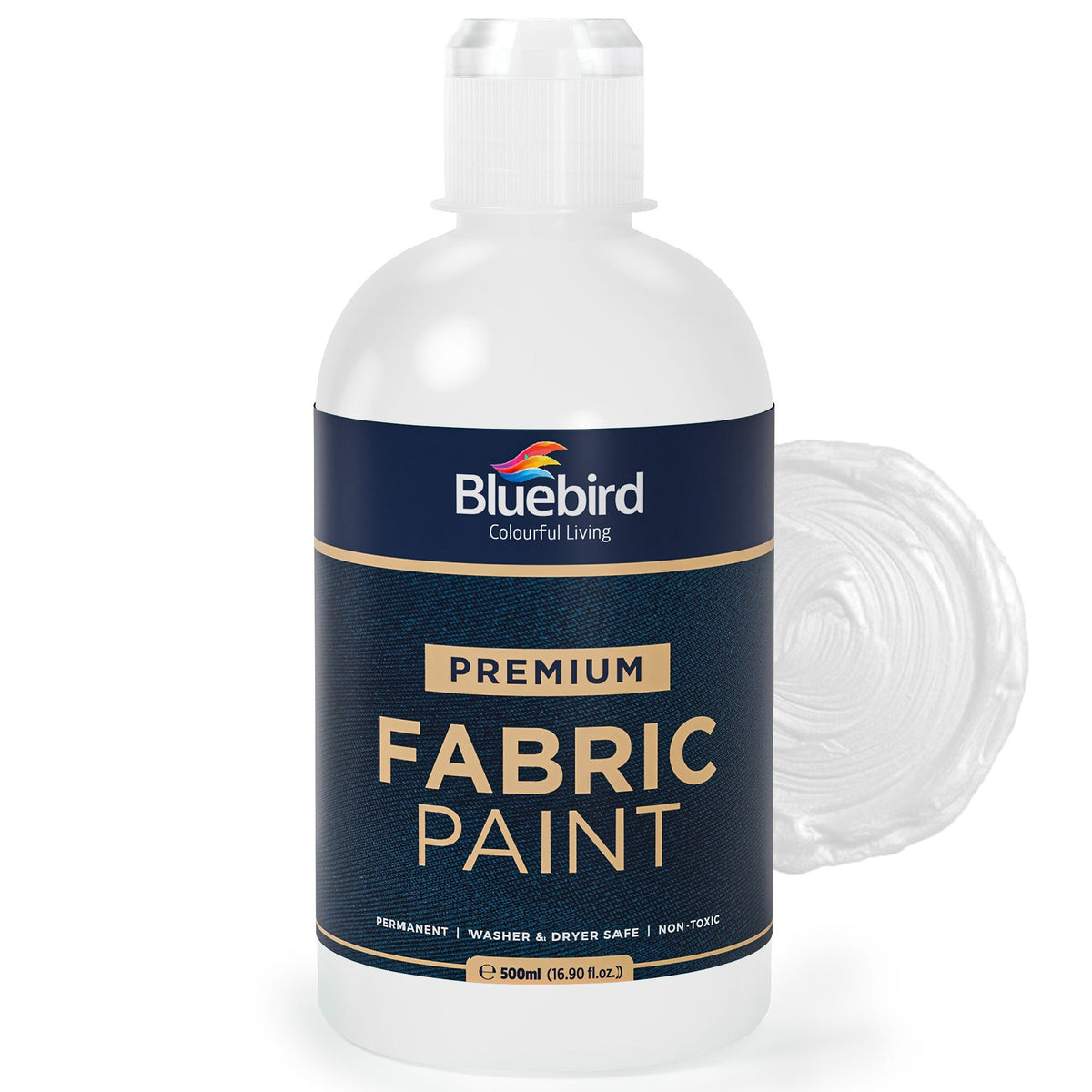 Bluebird White - 500 ml - Fabric Paints