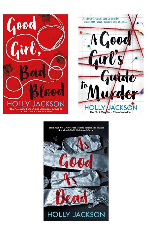 Set Of 3 A Good Girl's Guide to Murder Trilogy, As good as dead, Good Girl bad Blood (Set of 3 Books) by Holly Jackson