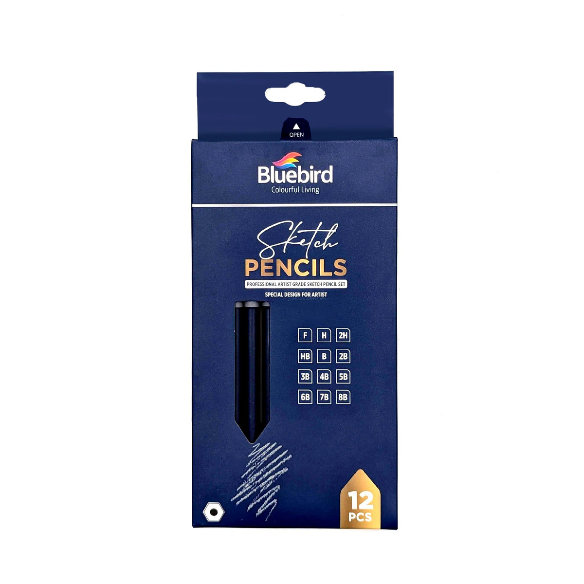 Bluebird Sketch Pencils Set of 12
