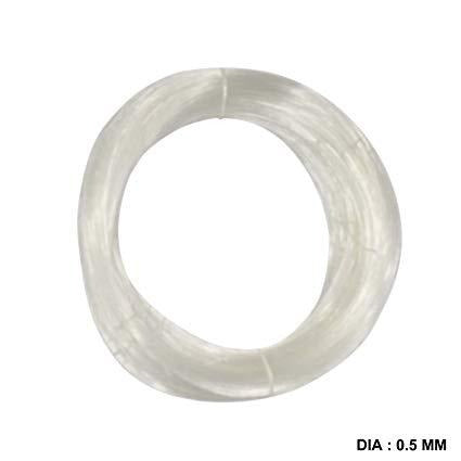 Fish Wire 10 meter x 10 rolls 0.7mm White Super Strong Mono filament Main Fast Sinking fish Line Fish Wire 0.7 mm