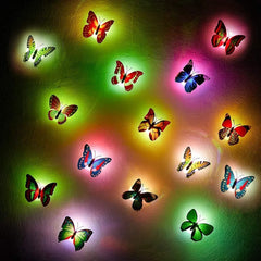 18PCS Glow in the Dark Butterfly Wall Stickers – Room Decoration
