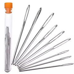9pcs Large Eye Needles Stainless Steel Embroidery