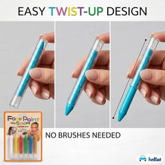 Non-toxic Colorful Face Painting Kit Face Paint Sticks