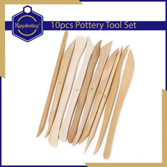 Keep Smiling 10pcs Clay Sculpting Tools Set Pottery Carving Ceramic Modelling