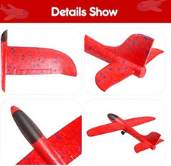 Airplane Launcher Toys, 2 Pcs One-Click Foam Catapult Glider Plane for Birthday Gifts,