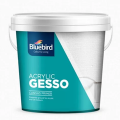 Bluebird Acrylic Gesso for Artists - Primer - White Blue Bird Best Seller in Pakistan Premium Quality Easy to Use