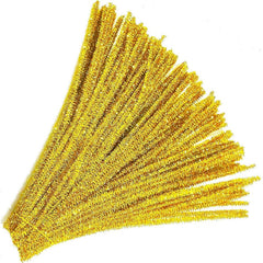 Pack of 50 - Glitter Pipe Cleaner velvet Sticks