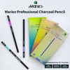 (10pcs Mix) Marie's Charcoal Pencils Set (Soft, Medium, Hard) | Professional Sketching & Drawing Pencils for Art Students and Artists