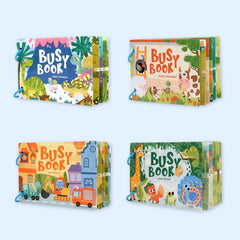 Square Shape Montessori Quiet Busy Book for Toddlers