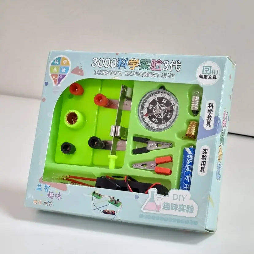 Scientific Experiment Kit for Activities Contains Magnetic Set With Compass