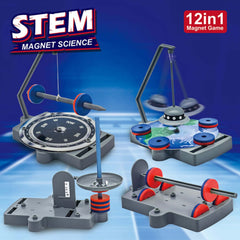 STEM KIT-Magnet Science 12 in 1 Magnet game