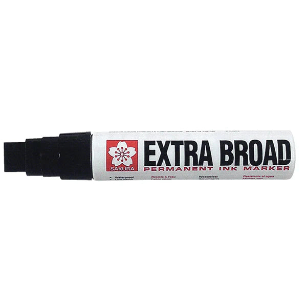 Sakura Extra Broad Permanent Ink Marker, Black