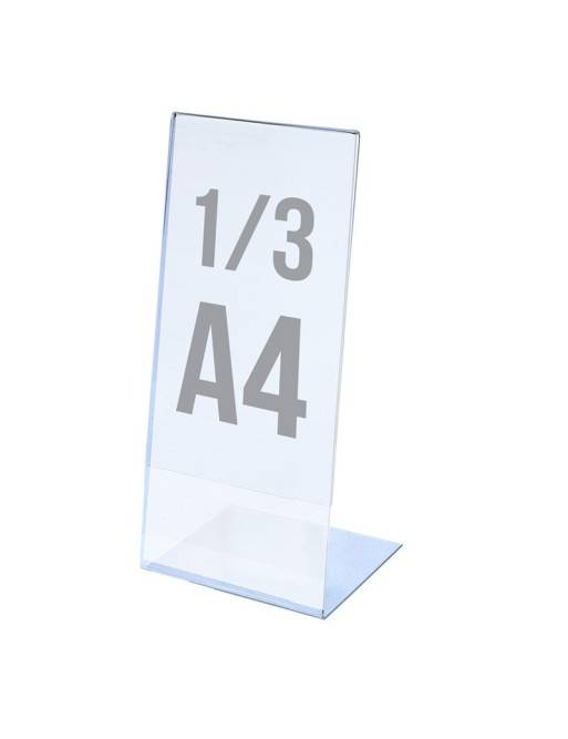 L Type Display Stand Brochure Flyer Holder Acrylic Leaflet Dispenser Display Stand L-Type