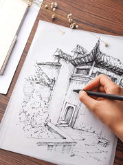 Tracing Paper A4 size 90gram for Art, Sketching, Tracing, Drawing