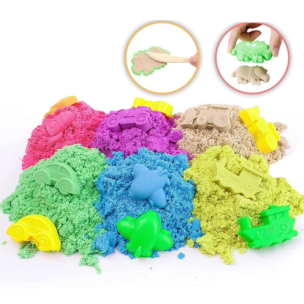 Mini Sand Multi Color for Kids- Kinetic Sand Kit Activity Toys,