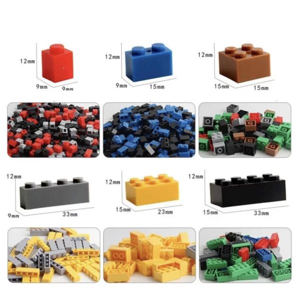 Building Blocks/Bricks 1000 pcs