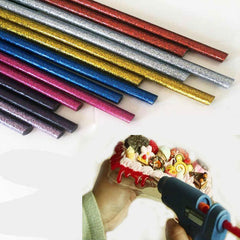 12Pcs For Small Machine 7Mm Thick Glue Gun_Glitter Sticks
