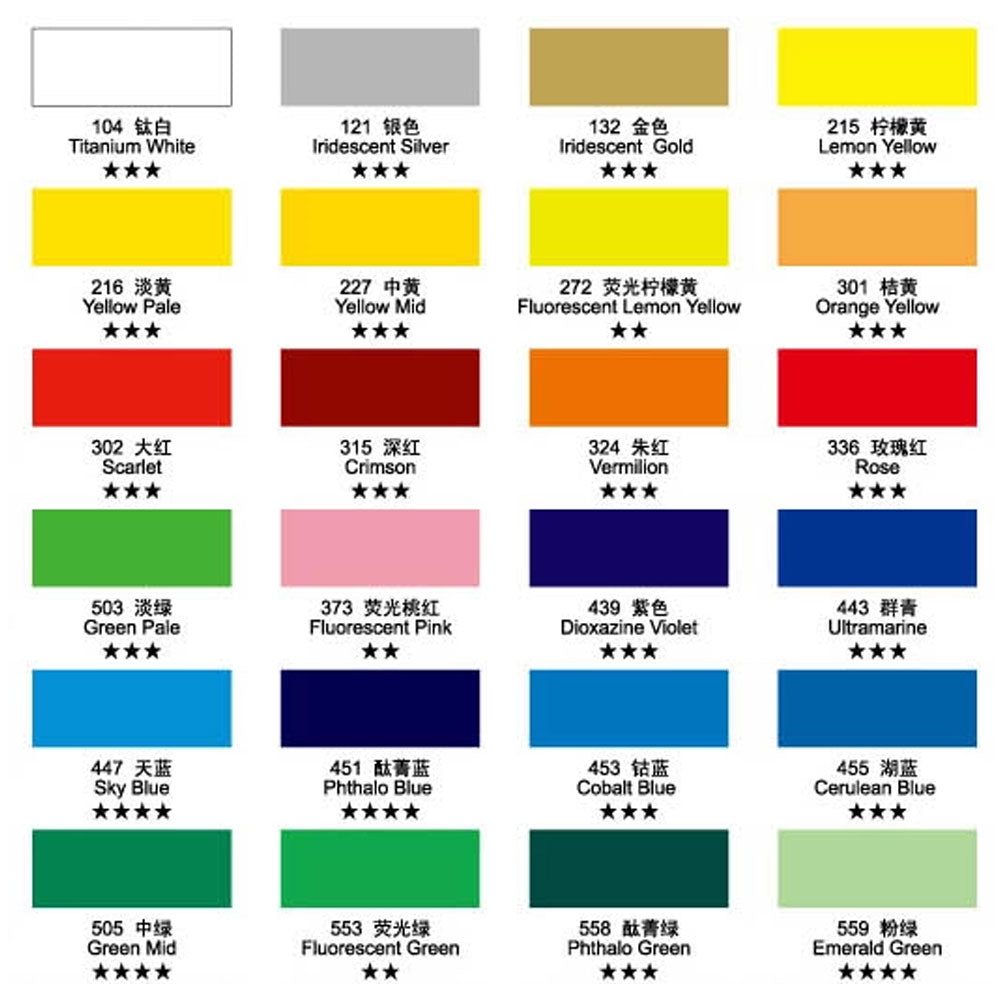 Marie'S Acrylic Color - Pack Of 24