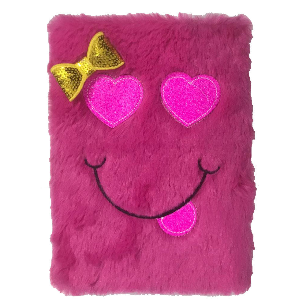 70 Pages Pink Feather Diary For Girls