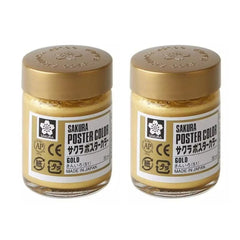 2Pcs Golden Sakura Poster Colour - 30Ml