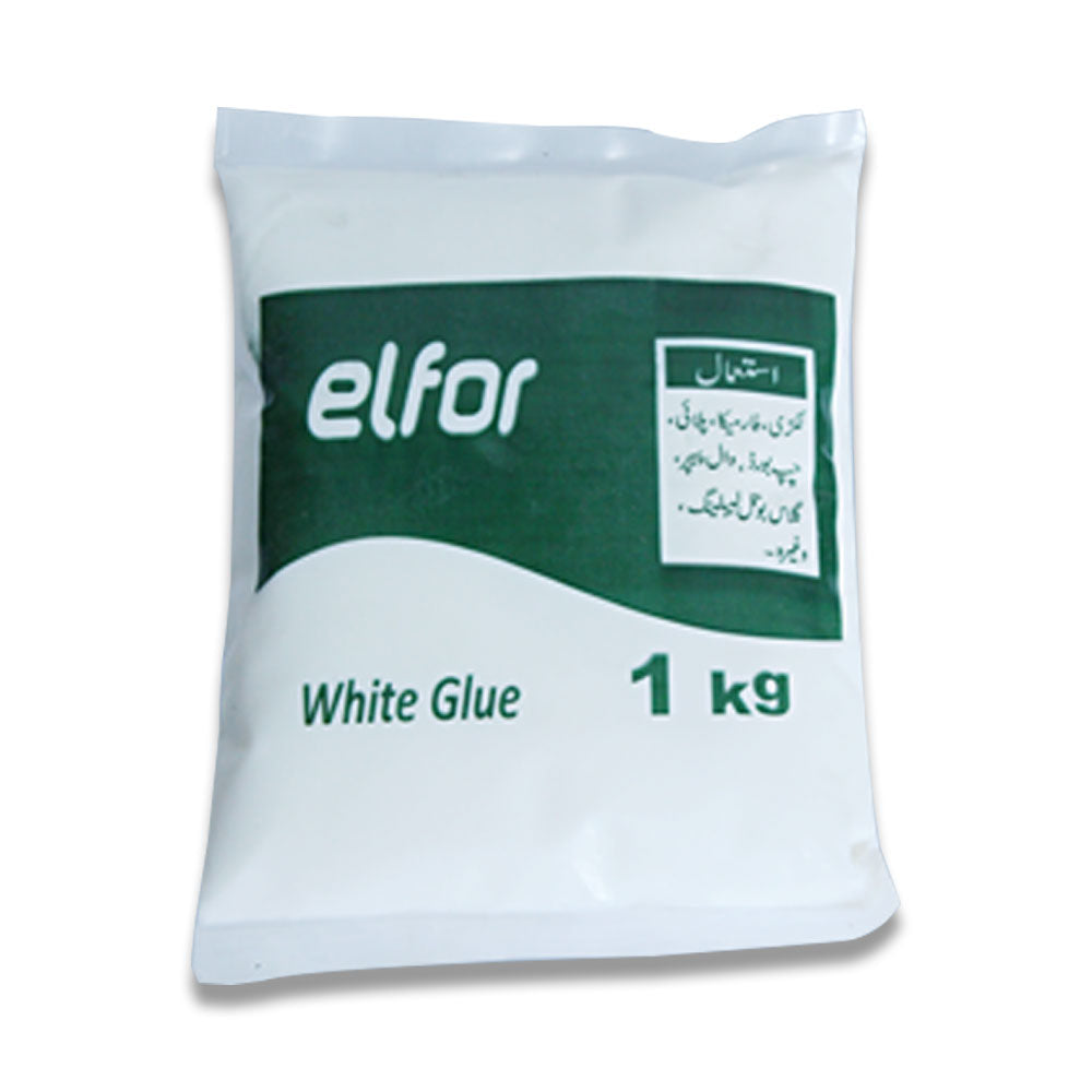 Elfor White German Glue In Pouch - 1 Kg