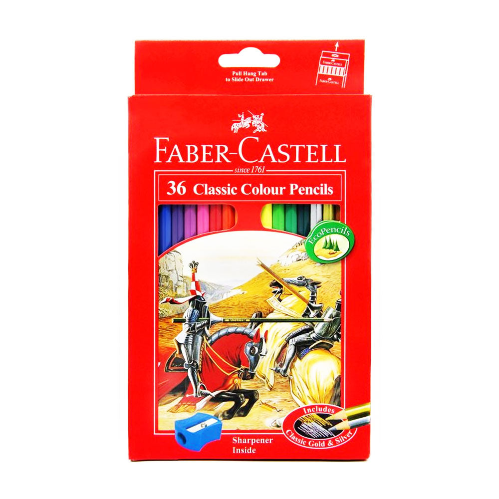 Faber Castell Classic Colour Pencils - 36Pcs