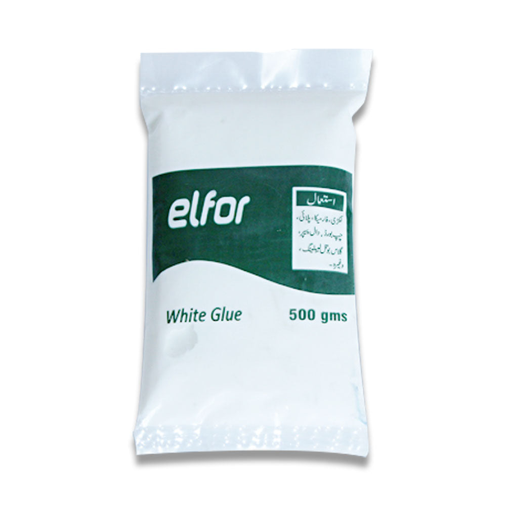 Elfor White German Glue In Pouch - 500 Grams