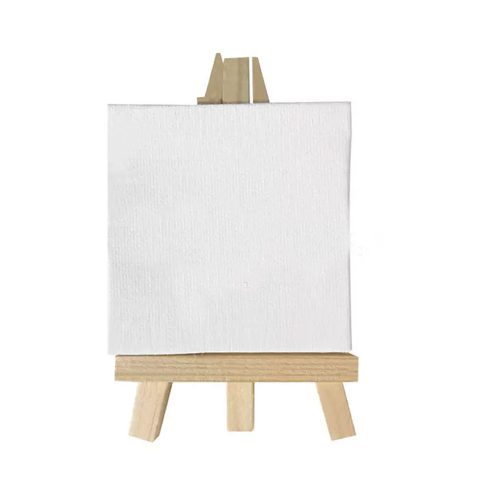 Canvas With Wooden Easel 6X6