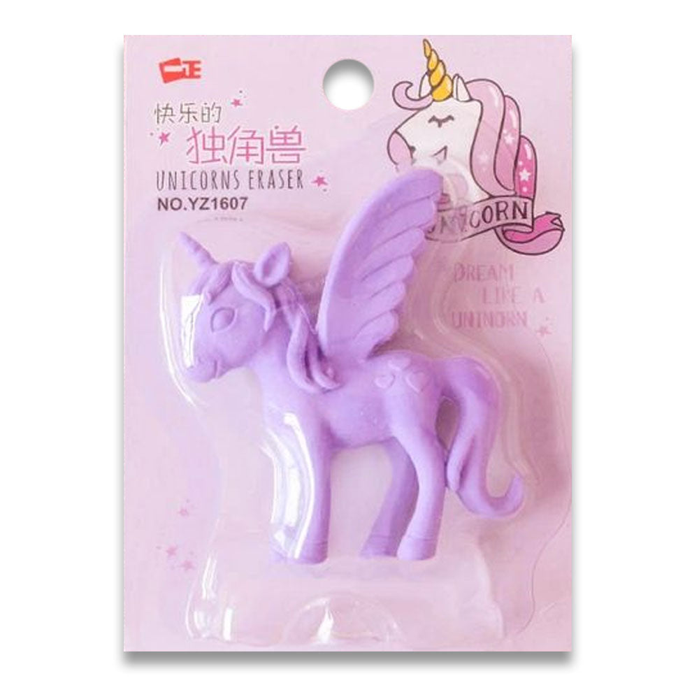 Creative Animal Unicorn Eraser Yz1607 - Purple