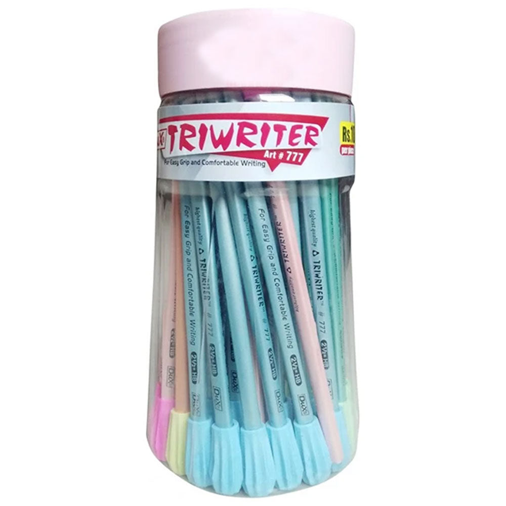 48Pcs Dux Triwriter Pencils Jar 777 (Jar With Eraser)