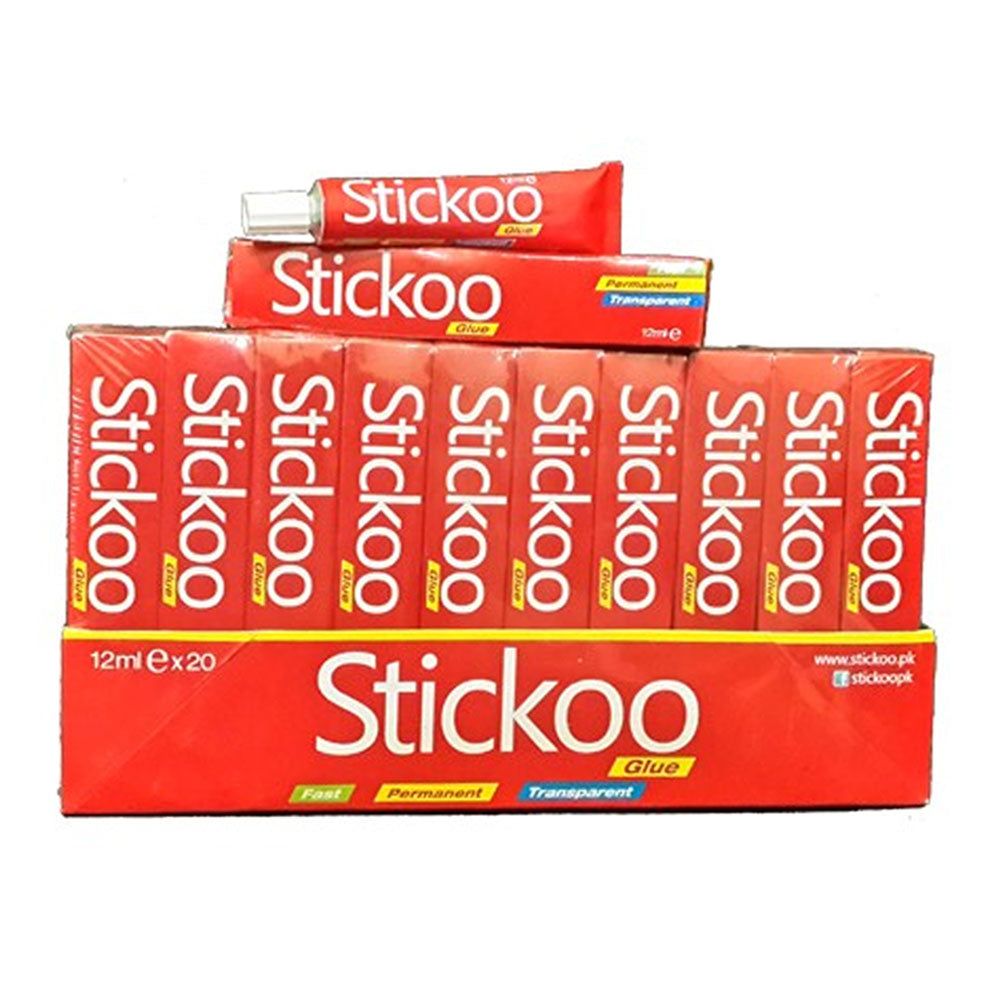 4Pcs Stickoo All Purpose Liquid Glue Uhu Glue - 12Ml