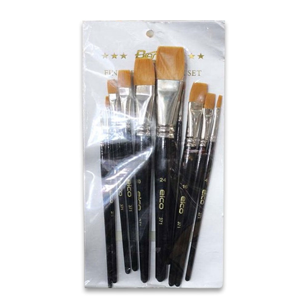Elco 10 Pcs Artist Paint Brushes