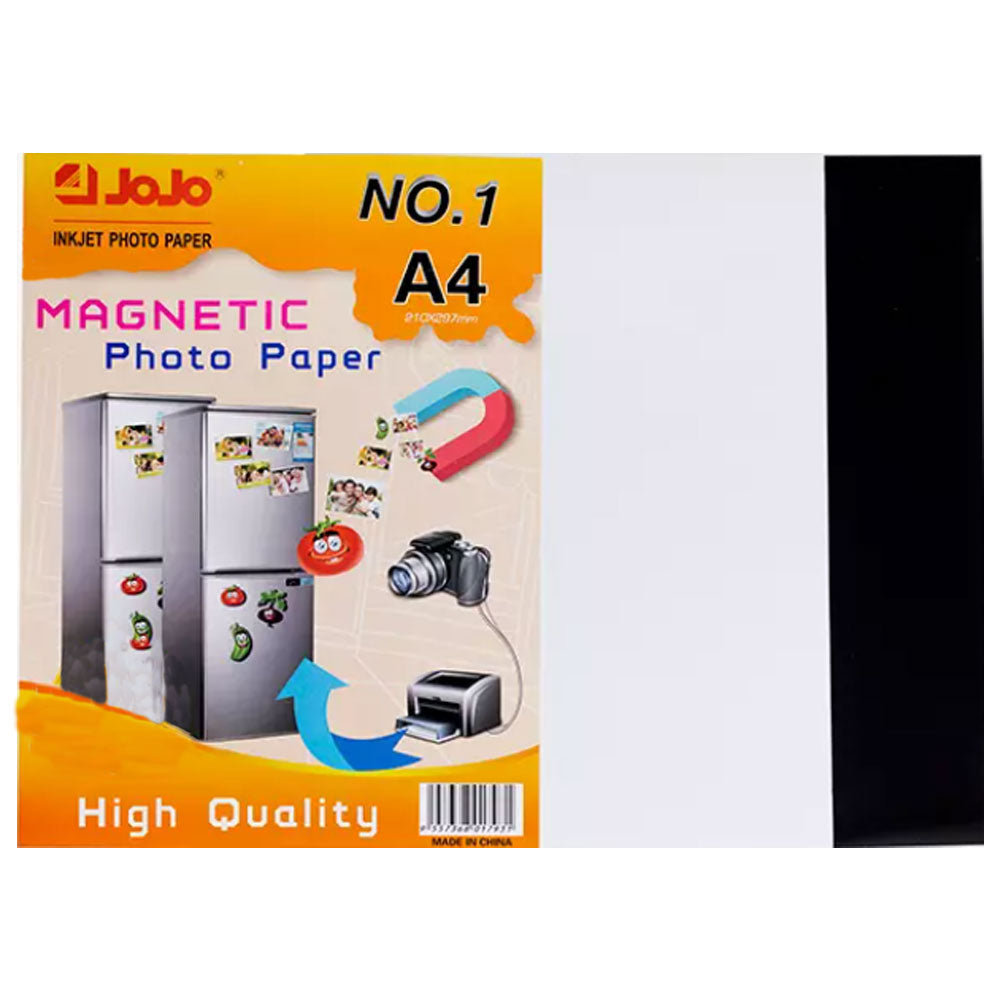 5 Sheets - A4 size Magnetic Glossy Photo Paper 640 Grams Magnetic Printer Paper, Ink Jet Glossy Photo Paper A4 Soft Flexible magnet Sheet