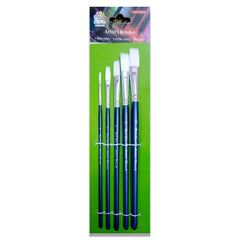 5Pcs Flat Paint Brush Set