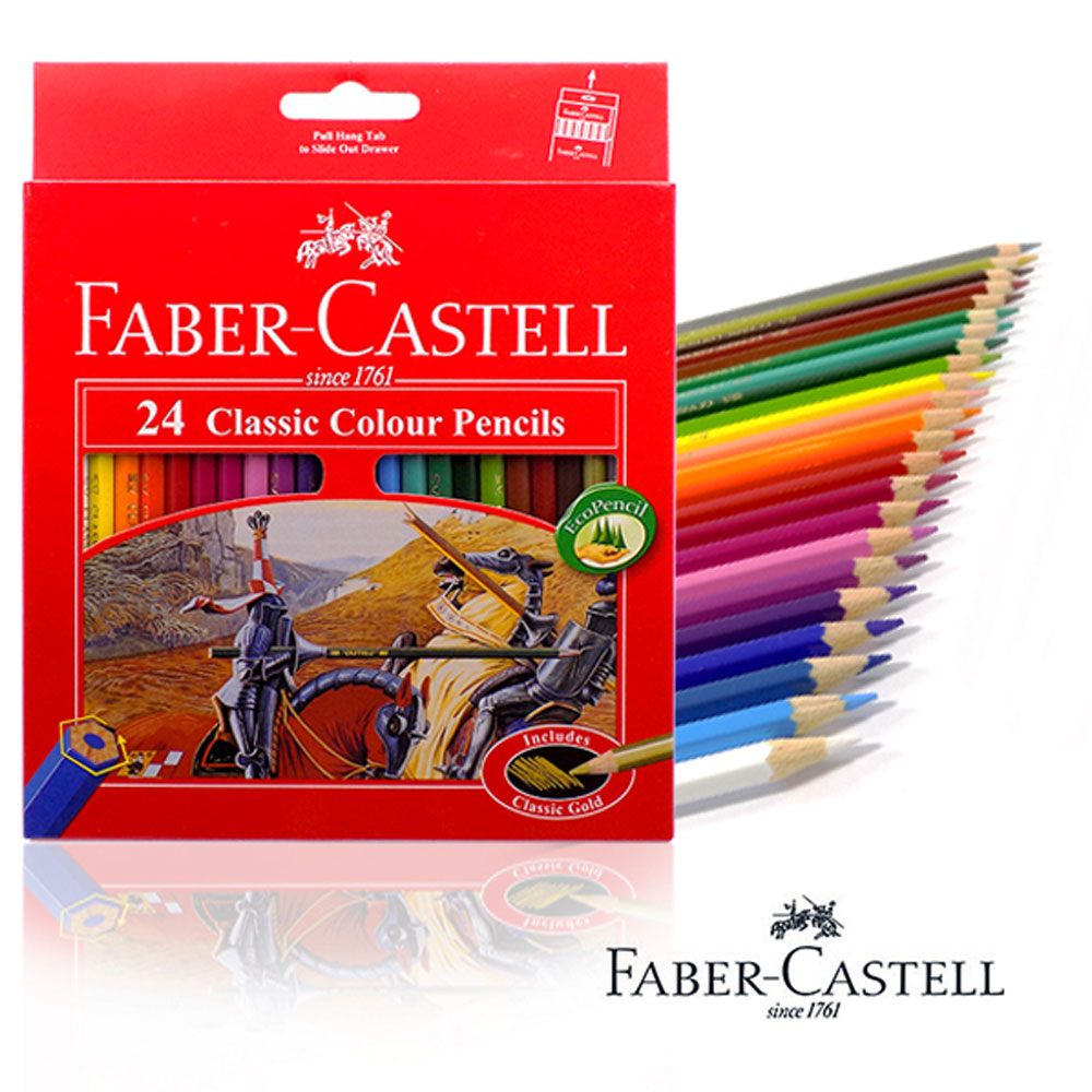 Faber Castell Classic Color Pencils - 24Pcs