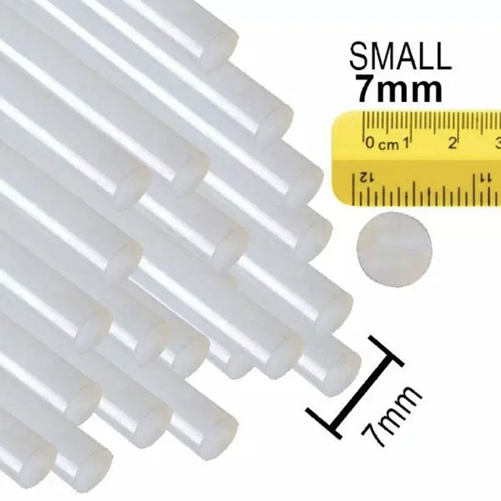 Pack Of 36 - Hot Glue Gun Sticks 7Mm - White Stick Length: (8-10 Inch Approx)