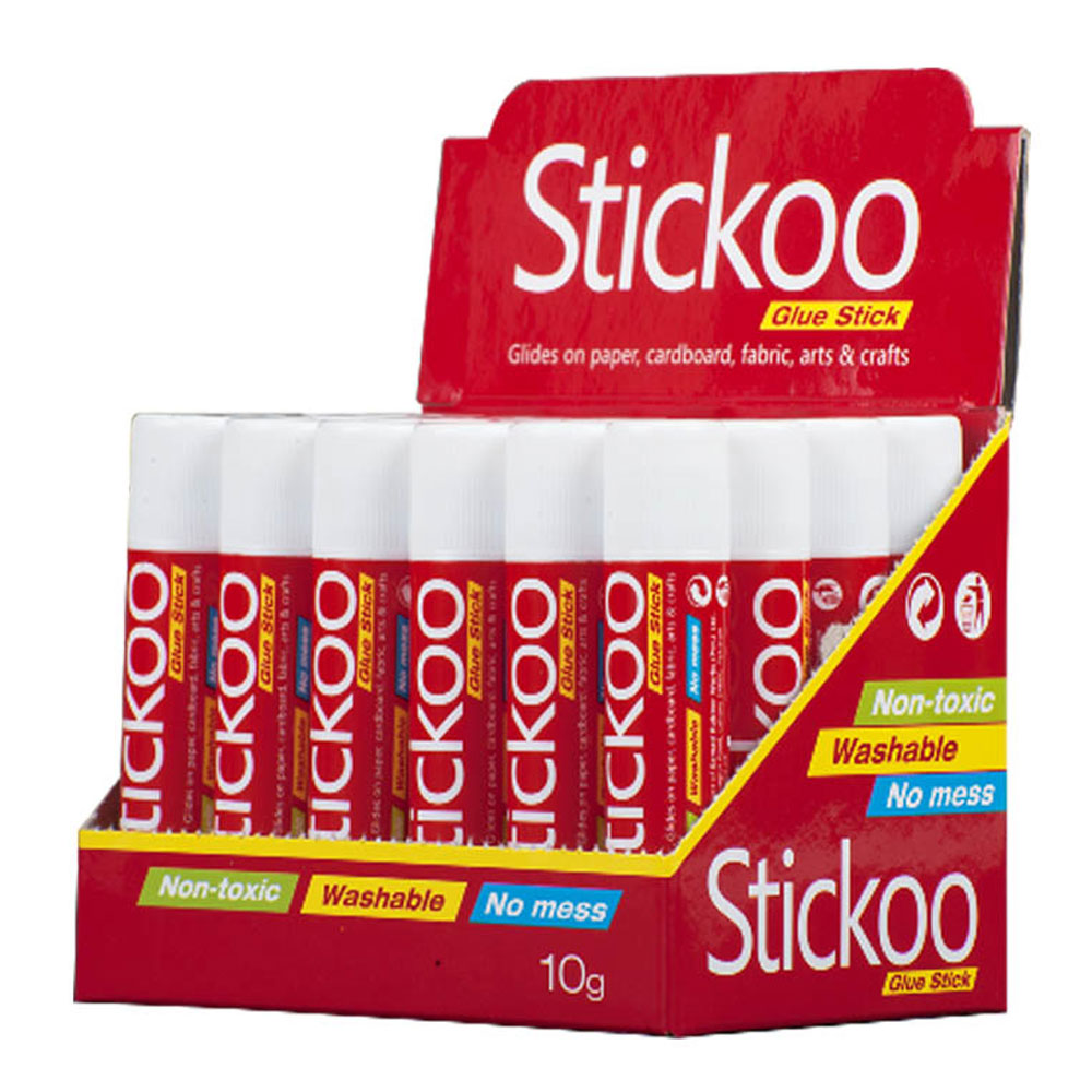 10Gm X 2Pcs Stickoo All Purpose Glue Stick Uhu Glue