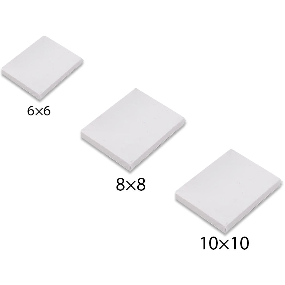 Pack Of Three Canvas (6X6,8X8,10X10 Inches)