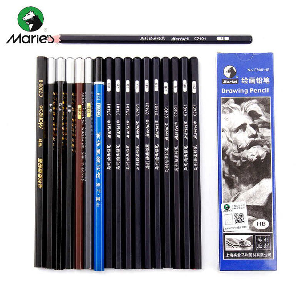 Pack Of 13 - Drawing Pencils -Multi Shades