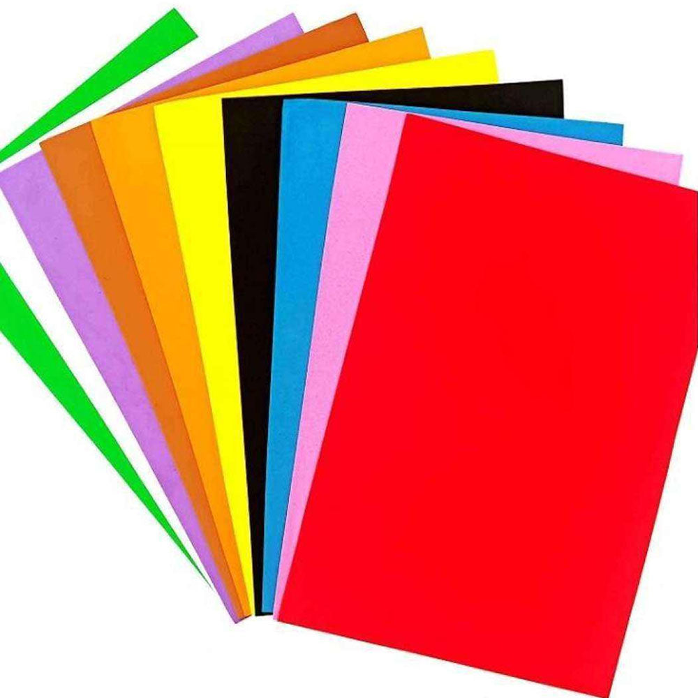 10Pcs Different Colour A4 Size Fomic Sheet