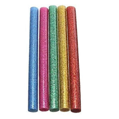 5 Large Hot Glue Gun Glitter Sticks - Multicolor ((11Mm Thick))