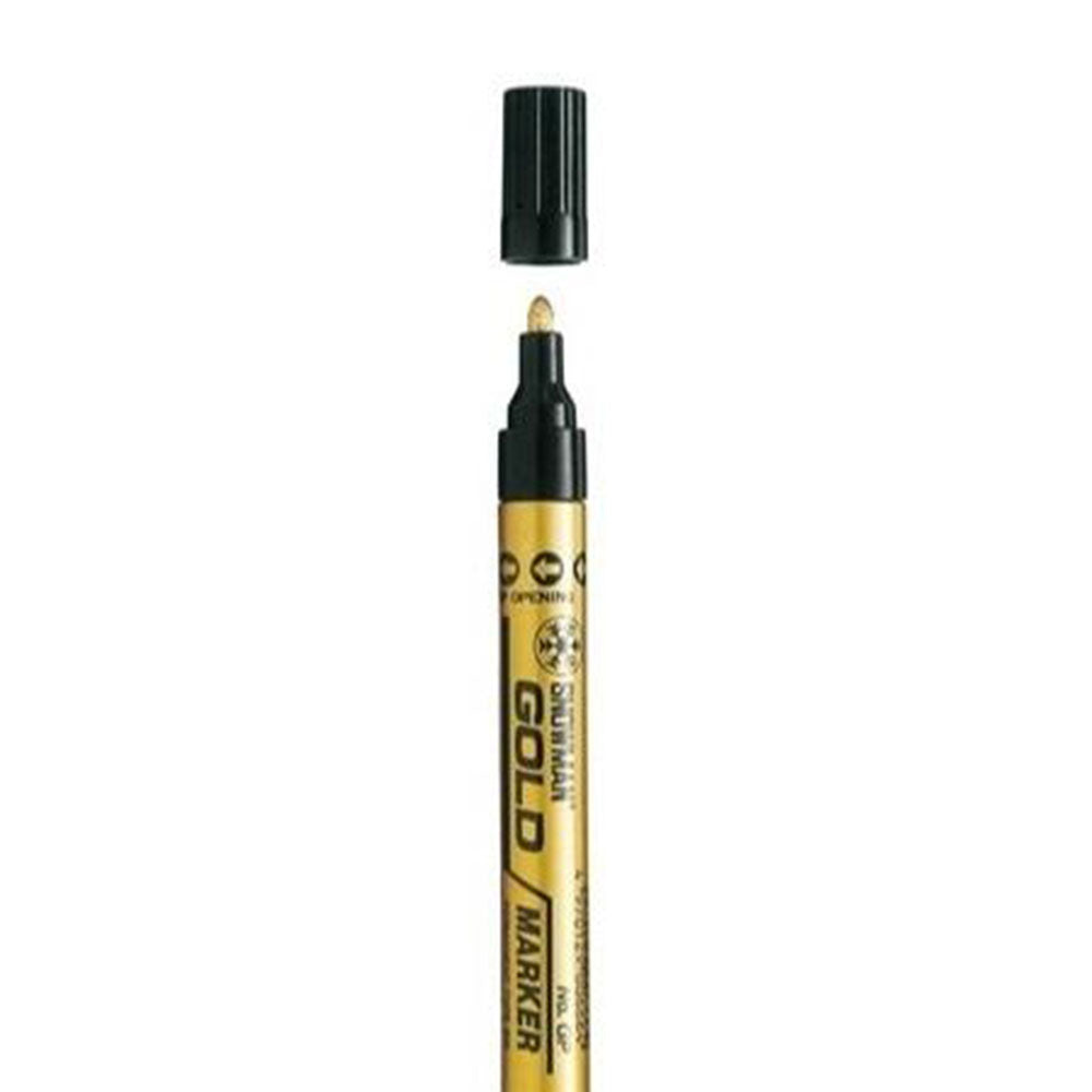 Snowman Gold Paint Marker No.Sp