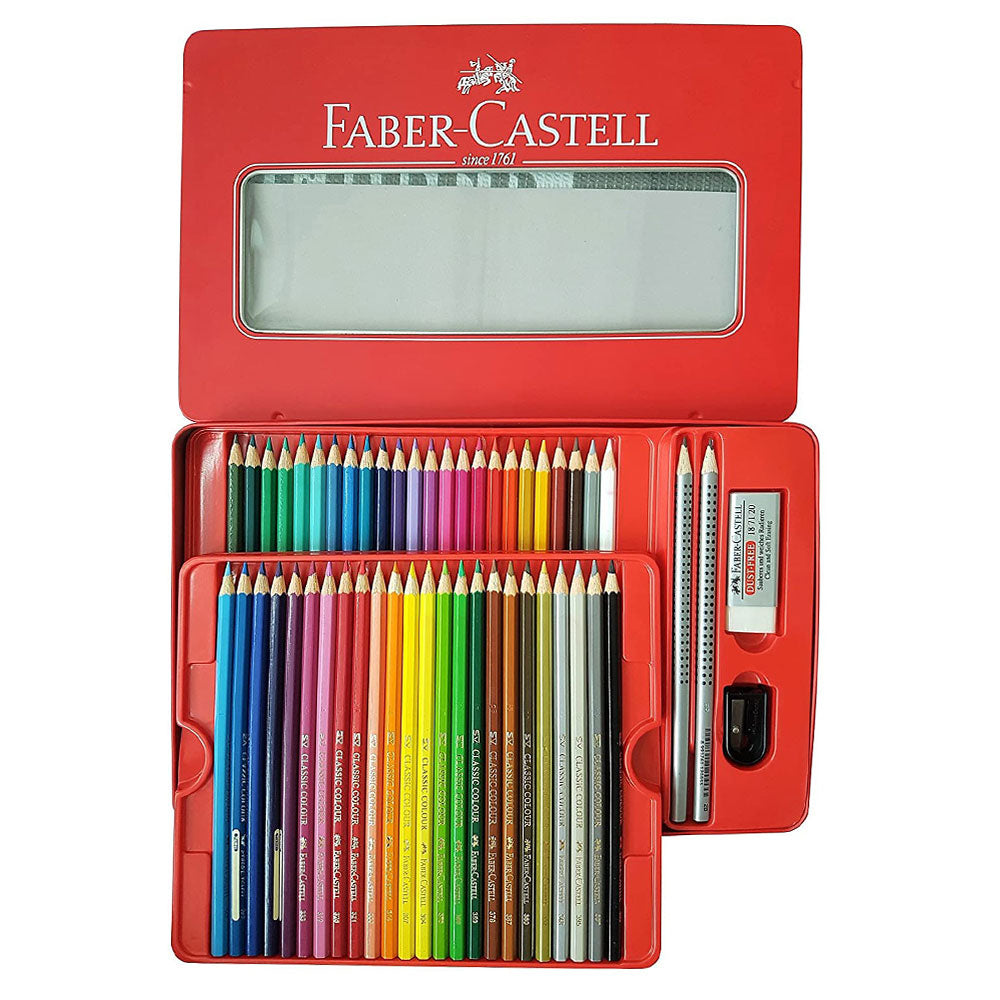 Branded Faber-Castel Classic 60 Color Pencils Box