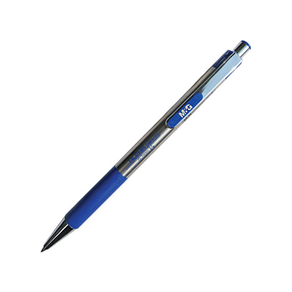 Alpha - Ballpoint Pen - Blue (Pack Of 10Pcs)