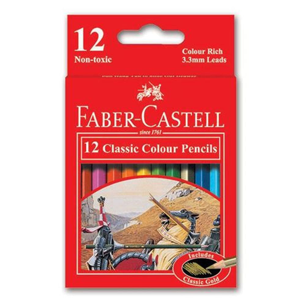 Faber-Castell Classic Color Pencils - 12Pcs
