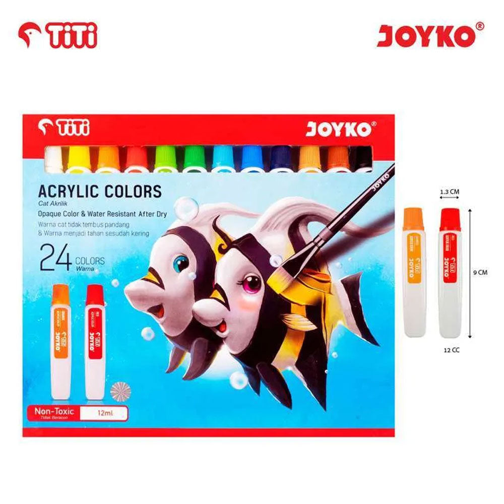 Titi Water Color Paints 24 Pcs