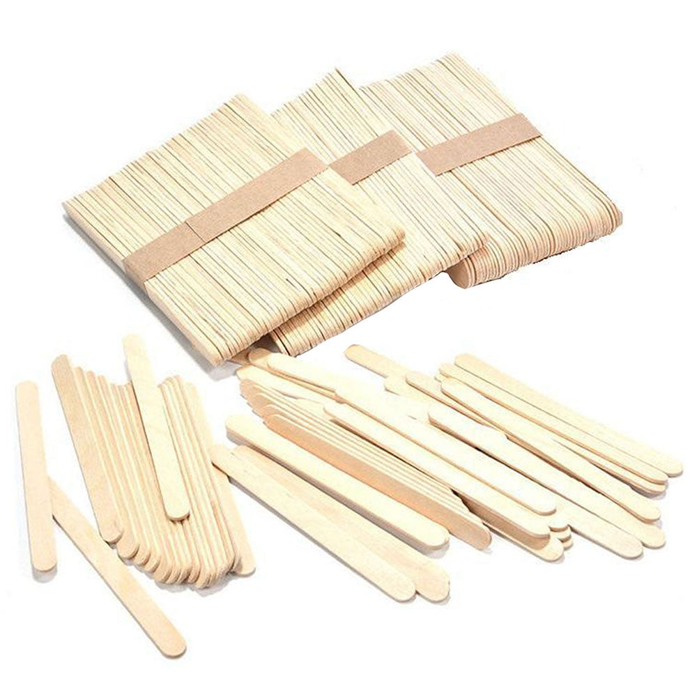 Pack Of 50 Large Ice Cream Sticks - Bundle Of 3
