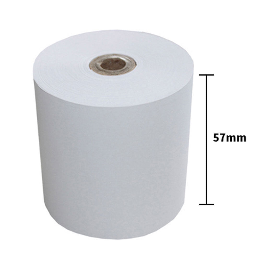Pack Of 6 - Pos Thermal Printer Roll 57mm x 20 meter - White